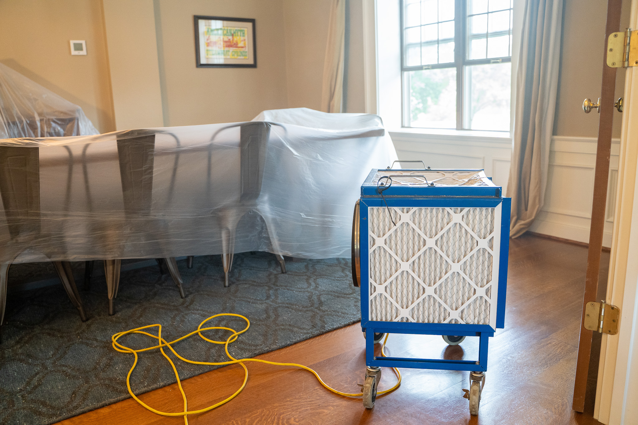 Copy of Aeroseal-ScrubberFan-Covering-Furniture-Duct CLeaning REsidential Pic-2
